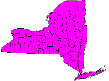 Two-lined Salamander Range Map- NY