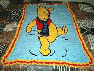 Betty's completed afghan
