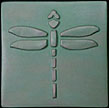 Arts & Crafts Dragonfly Tile Click To Enlarge