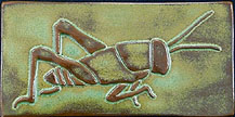 Grasshopper Art Tile Click To Enlarge
