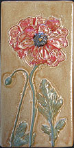 Poppy Flower Tile
