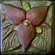Trillium Flower Tile