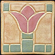 Arts & Crafts Tulip Tile