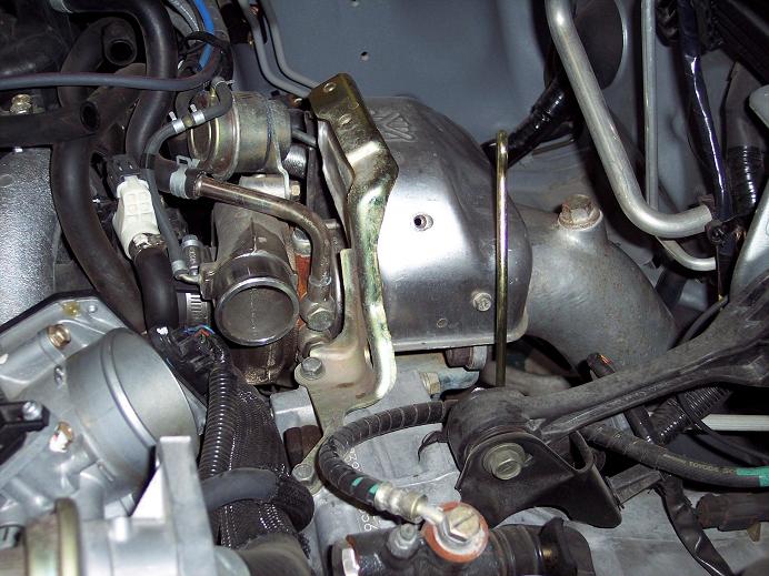 VF39 STi turbocharger onto your WRX/Forester: Start removing the head shield and downpipe.