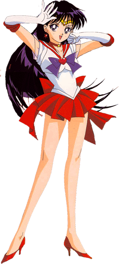 " I'm Sailor Mars..nice to meet you..try not to get lost in this realm..alot of places here..*s*"