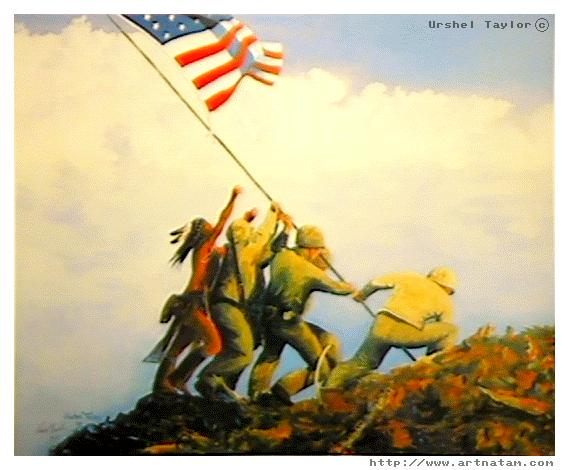 The Real Ira Hayes painting by Urshel Taylor