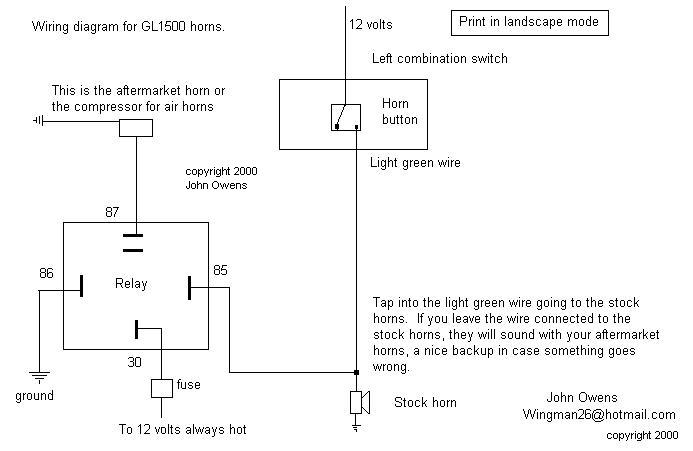Fiamm Horn Wiring Diagram from www.angelfire.com
