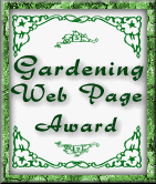 Gardening Web Page Award