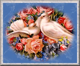 Picture of Flowers and Doves