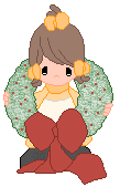 Girl with Wreath