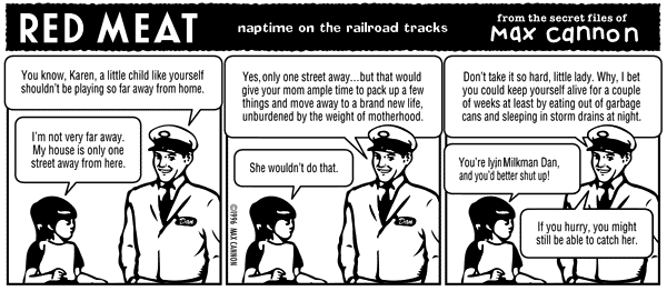 naptime on the railroad tracks