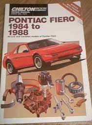 pontiac fiero 1984-1988