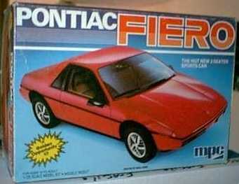 1984 Pontiac Fiero first MPC model kit car