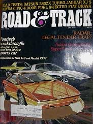 Road and Track May 1981 about Pontiac Fiero breakthrough.