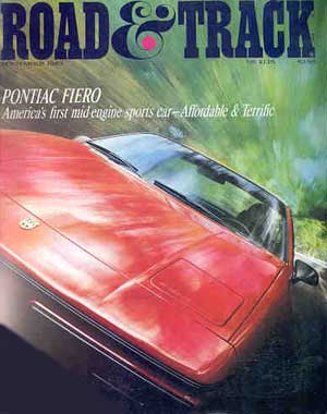 Road & Track 1983 introducing the Pontiac Fiero 2m4