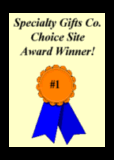 Specialty Gifts Co. Choice Site Award