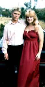 Me and Duane going to the sophomore dance (I was a freshman), spring 1985