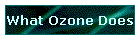 What Ozone Does