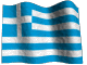 The flag of Greece, 
with a cross that 
stands for Orthodoxy