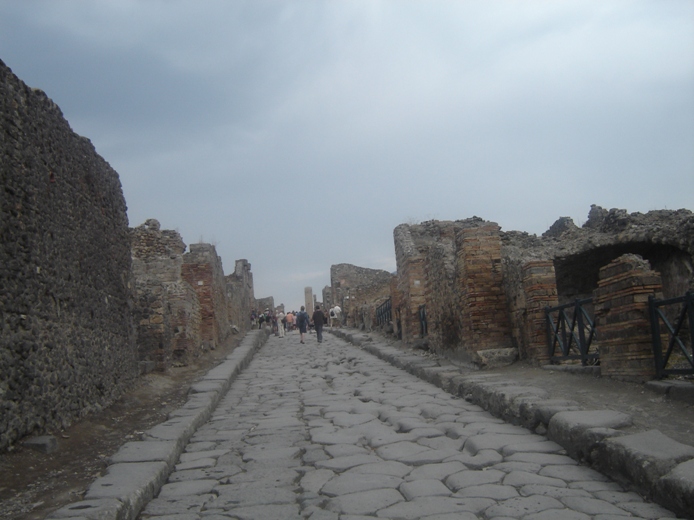 The Cobblestone Streets of Pompeii