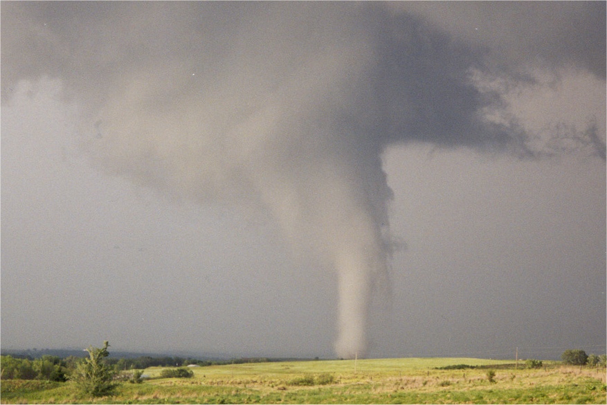 This is one of the tornadoes that hit Oklahoma on May 3rd, 1999