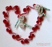 Free Quilled Heart Pattern