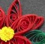 quilling quilled poinsettia