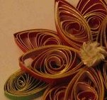 quilling quilled poinsettia