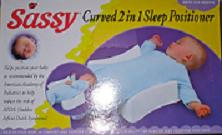 Sassy 2 in 1 sleep positioner