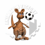 Kangaroo Kicking Soccer Ball
