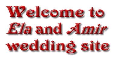 Welcome to Ela and Amir wedding site