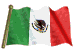 bandera mxicana ondeando