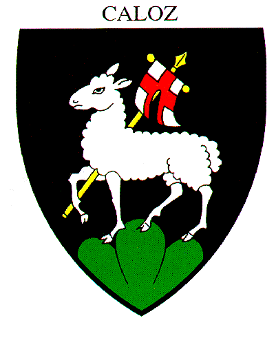 pascal lamb with cross flag