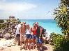 Us four at Tulum.