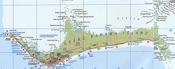 35 Map Of Grand Bahama Island Maps Database Source