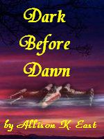 Bookcover for the fic 'Dark Before Dawn'.