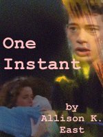 Bookcover for the fic 'One Instant'.