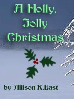Bookcover for the fic 'A Holly, Jolly Christmas'.