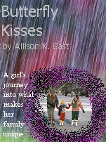 Bookcover for the fic 'Butterfly Kisses'.