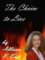 Bookcover for the fic 'The Choice to Live'.