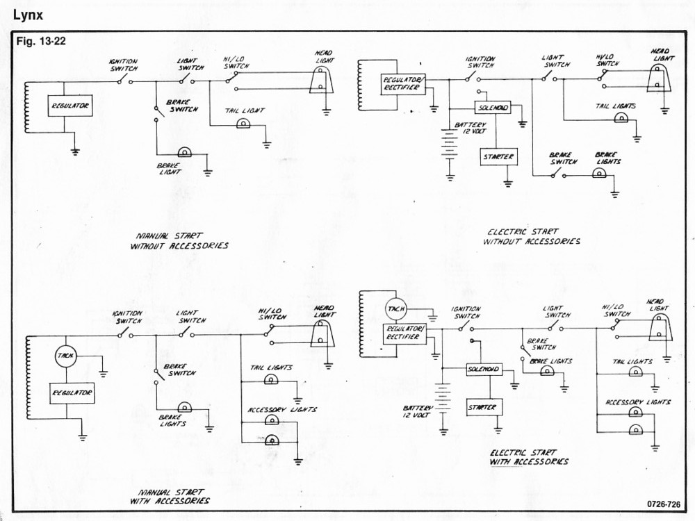 73 Lynx wiring diagram