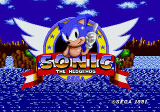 Sonic the Hedgehog Title Screen