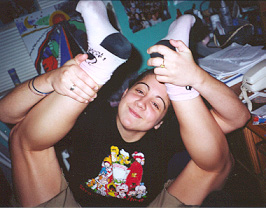 look guys...you know u want a girlie who can bend like that...