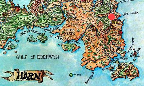 Section of the Poetic Map of Hrn,  Columbia Games Inc.