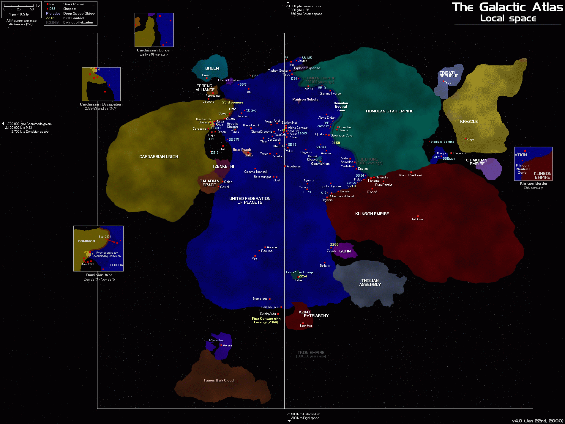 Bravo Fleet Area Map