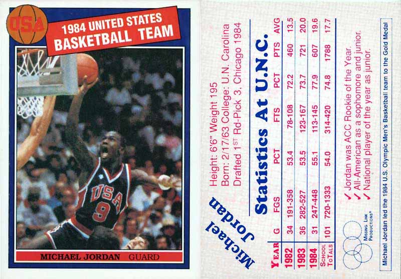 How much is a Michael Jordan 84-85 Rookie Sensation Upper Deck Card worth?