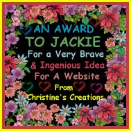 An Award from Christine's Creations