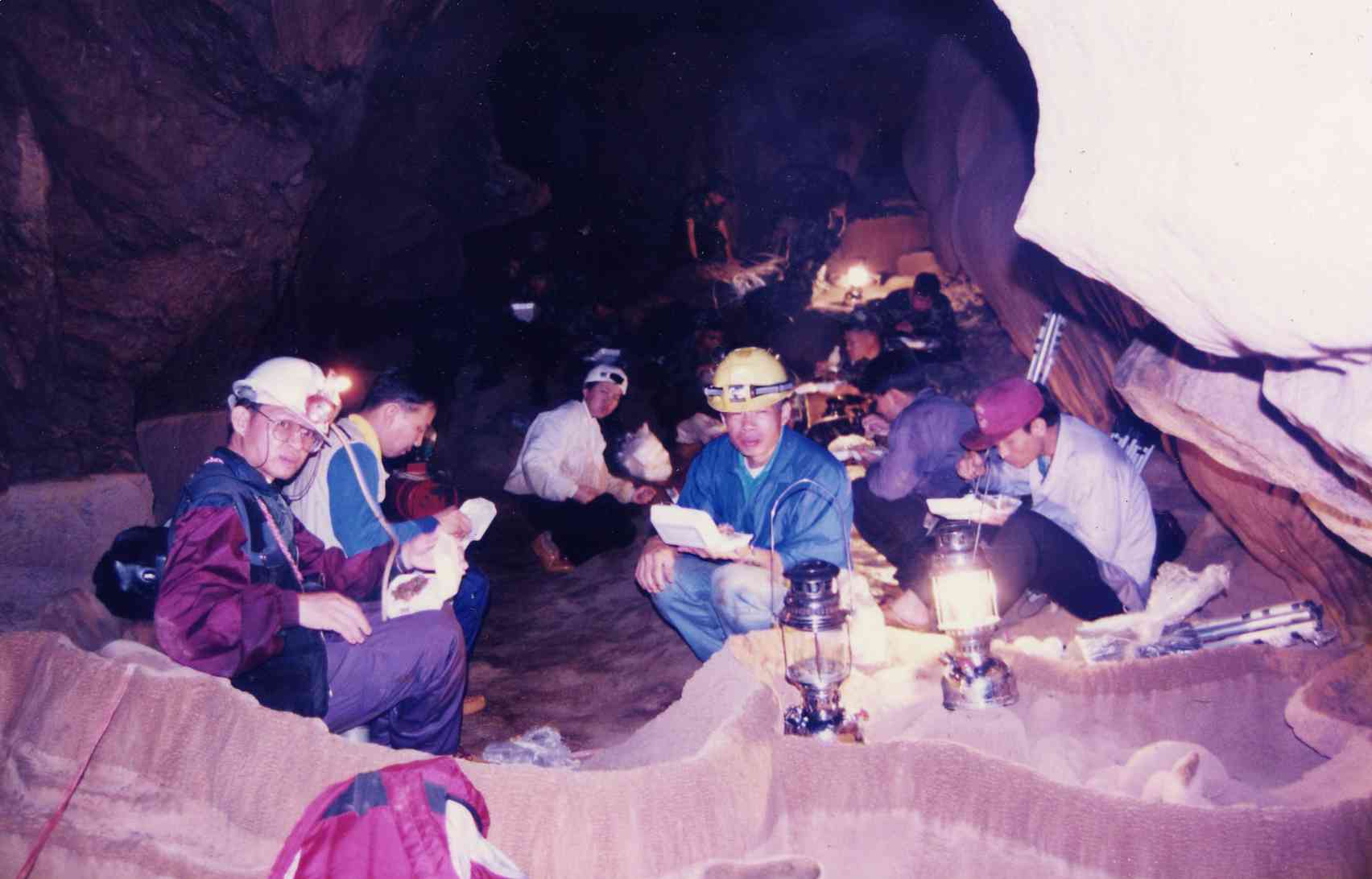 Cave Pha Mon exploration at Amphur Pang-Ma-Pha, Mae Hong Sorn Province, Thailand