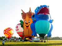 Advertise your business with a hot air balloon