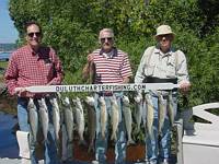 These 3 were busy on their Lake superior fishing trip.Make your reservations today!